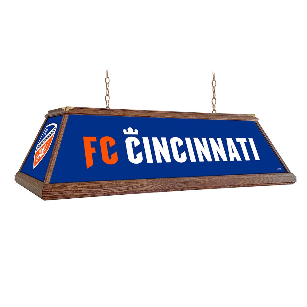 FC Cincinnati: Premium Wood Pool Table Light - The Fan-Brand