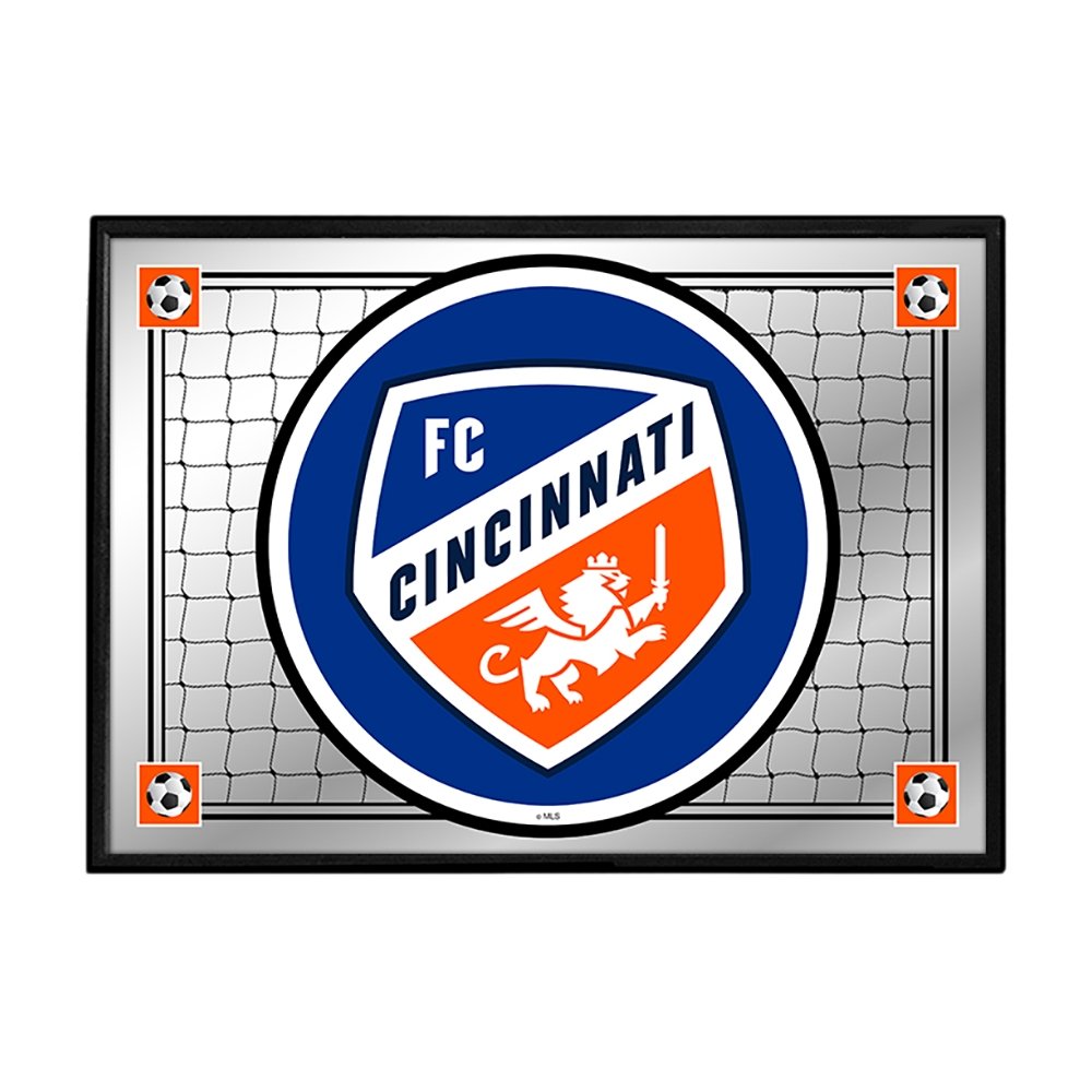 FC Cincinnati: Team Spirit - Framed Mirrored Wall Sign - The Fan-Brand