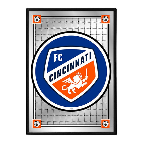 FC Cincinnati: Team Spirit - Framed Mirrored Wall Sign - The Fan-Brand