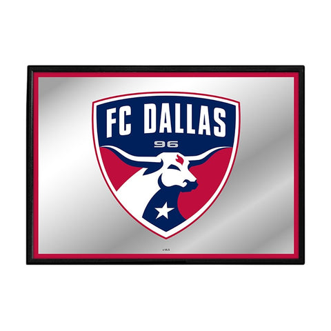 FC Dallas: Framed Mirrored Wall Sign - The Fan-Brand