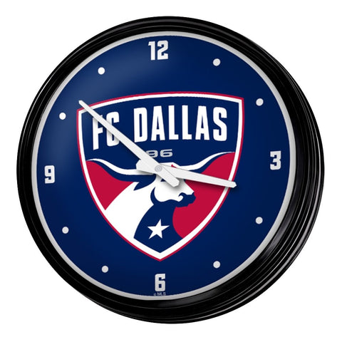 FC Dallas: Retro Lighted Wall Clock - The Fan-Brand