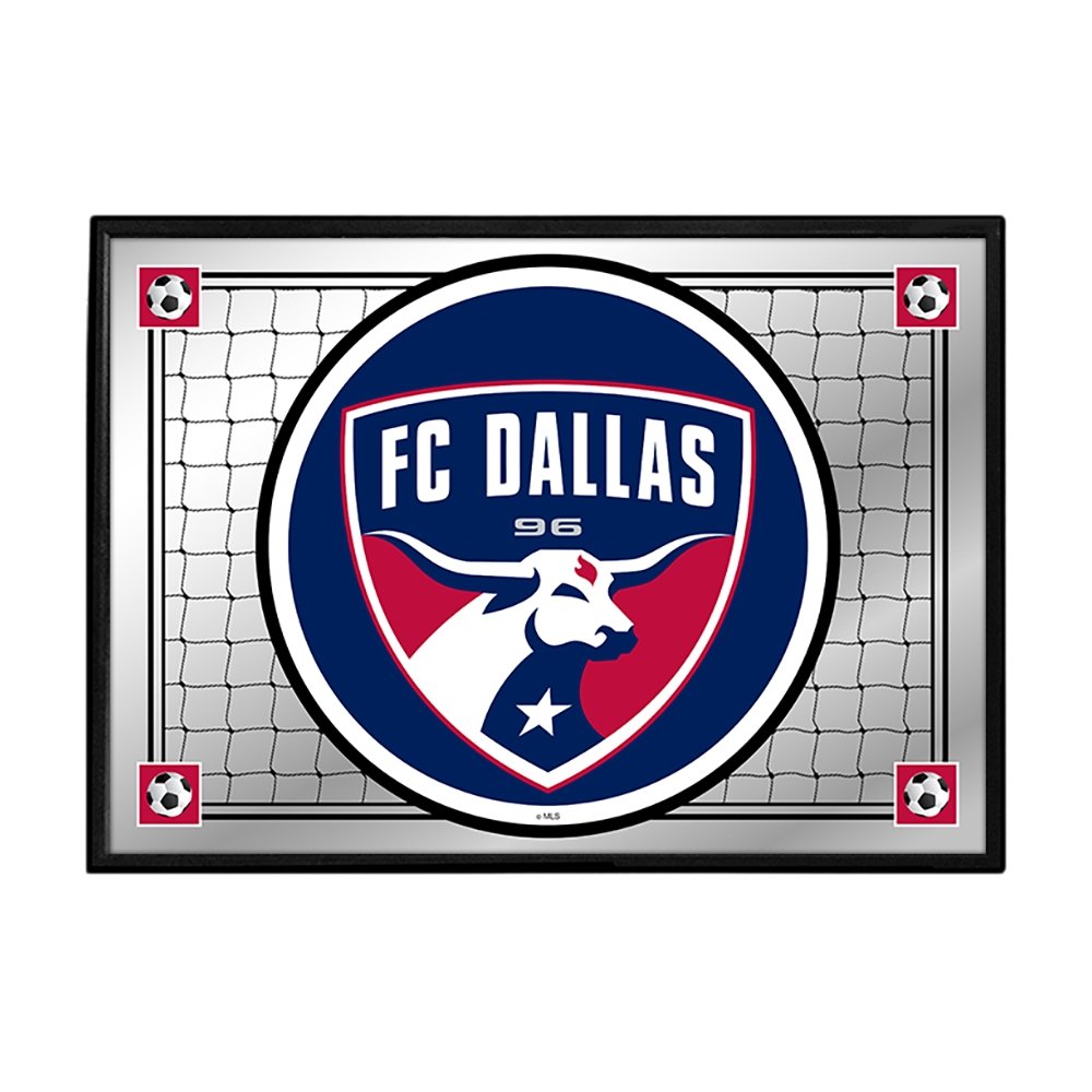 FC Dallas: Team Spirit - Framed Mirrored Wall Sign - The Fan-Brand