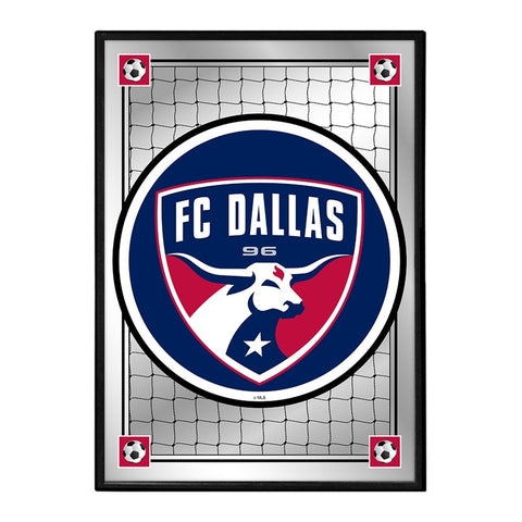 FC Dallas: Team Spirit - Framed Mirrored Wall Sign - The Fan-Brand