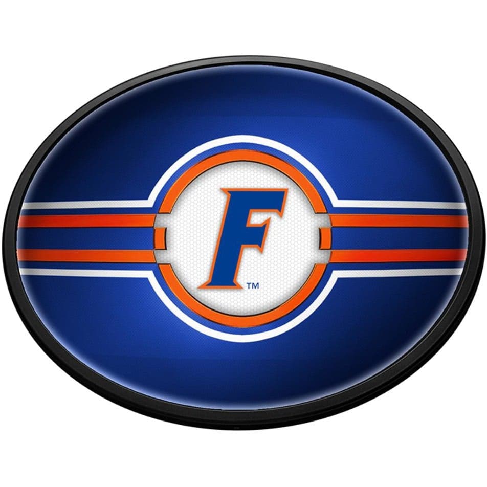 Florida Gators: F - Oval Slimline Lighted Wall Sign - The Fan-Brand