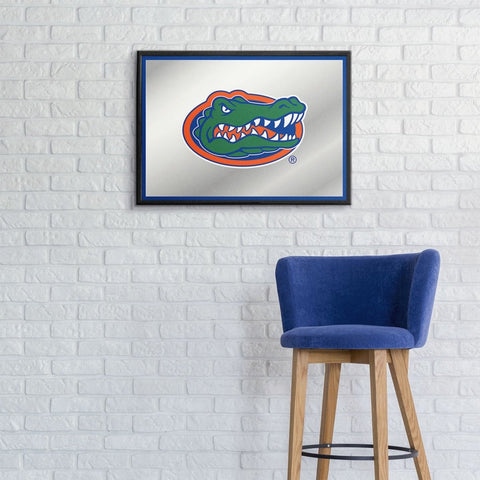 Florida Gators: Logo - Framed Mirrored Wall Sign - The Fan-Brand