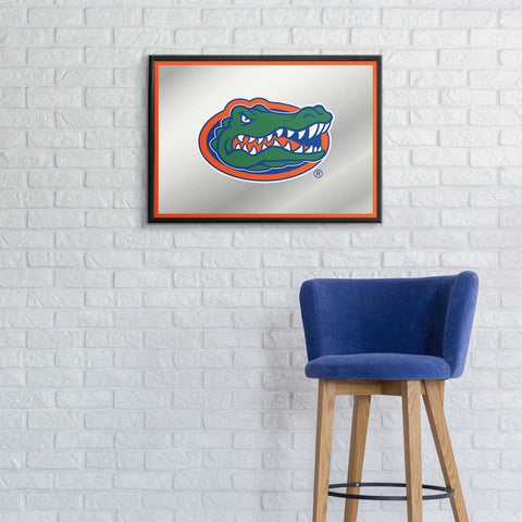 Florida Gators: Logo - Framed Mirrored Wall Sign - The Fan-Brand