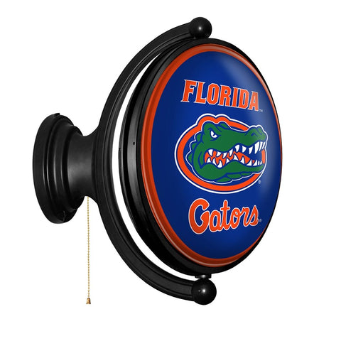 Florida Gators: Original Oval Rotating Lighted Wall Sign - The Fan-Brand