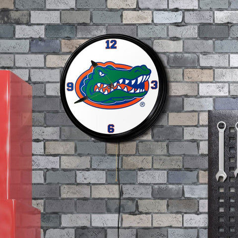 Florida Gators: Retro Lighted Wall Clock - The Fan-Brand