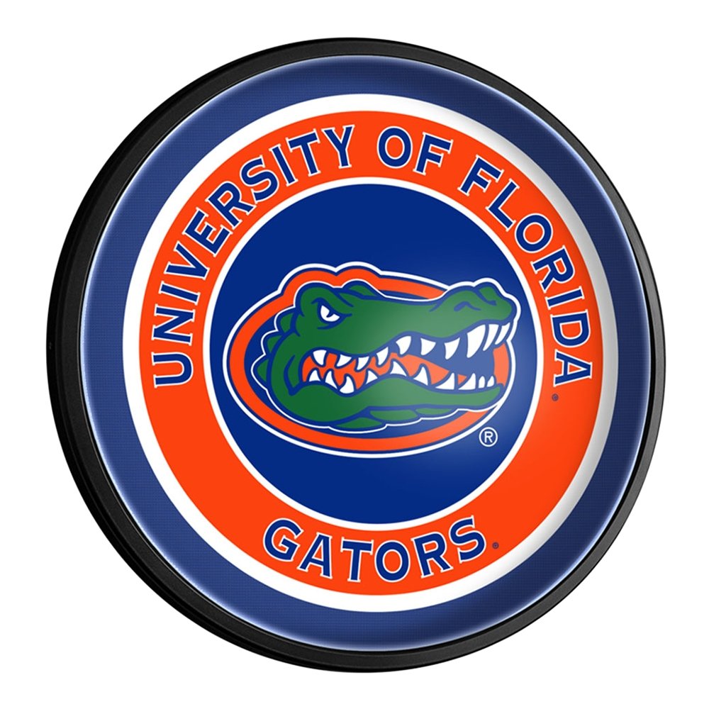 Florida Gators: Round Slimline Lighted Wall Sign - The Fan-Brand