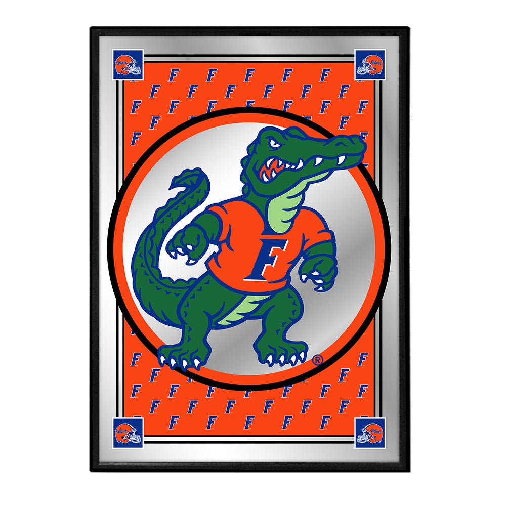 Florida Gators: Team Spirit, Mascot - Framed Mirrored Wall Sign - The Fan-Brand