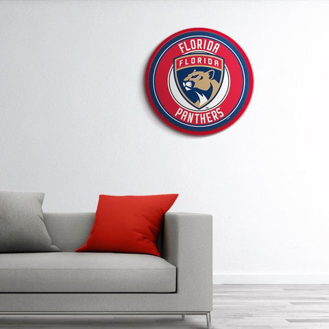 Florida Panthers: Modern Disc Wall Sign - The Fan-Brand