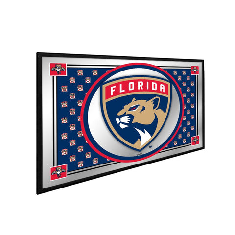 Florida Panthers: Team Spirit - Framed Mirrored Wall Sign - The Fan-Brand