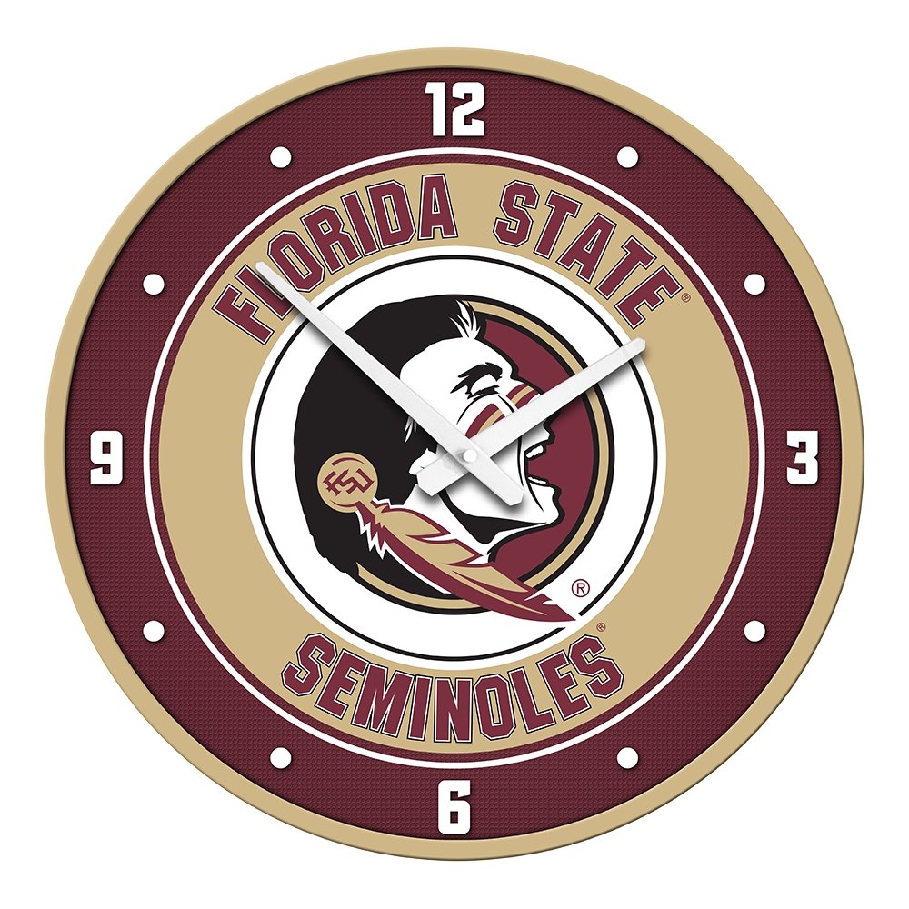 Florida State Seminoles: Modern Disc Wall Clock - The Fan-Brand