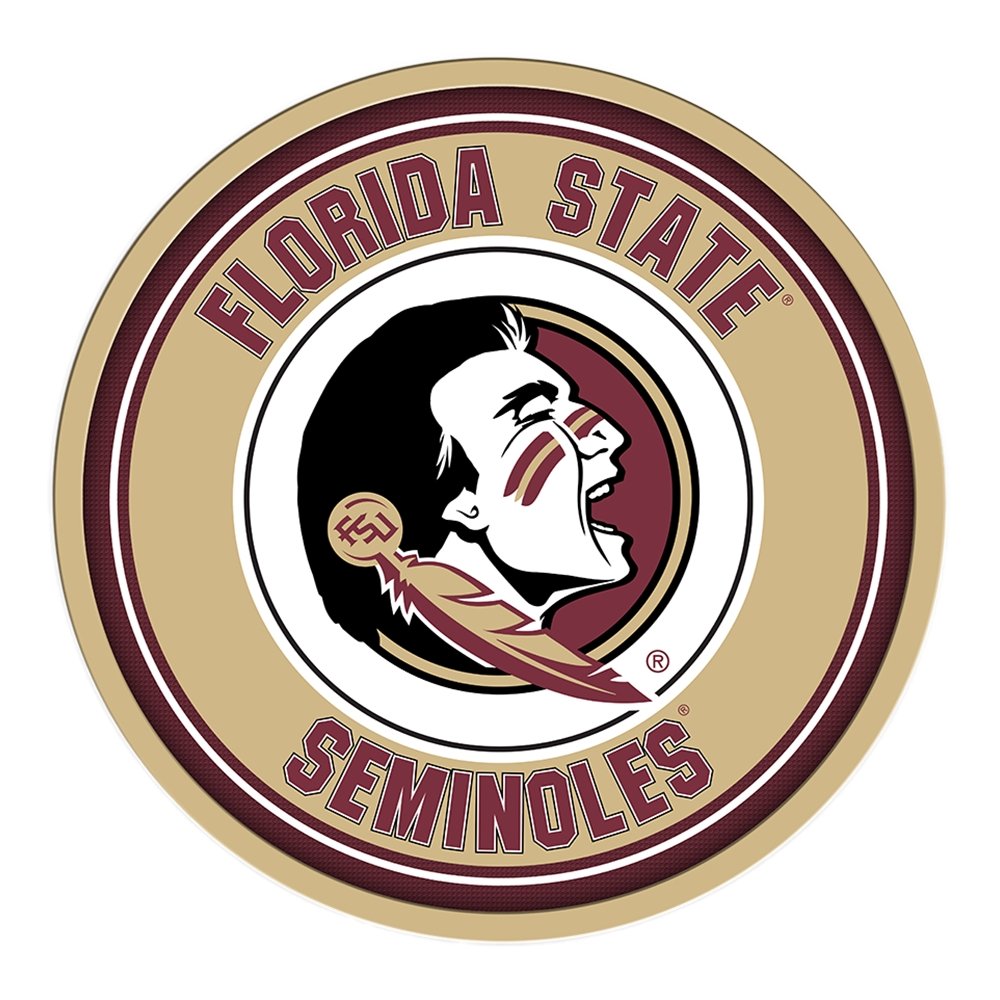 Florida State Seminoles: Modern Disc Wall Sign - The Fan-Brand
