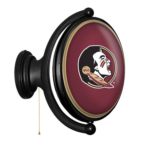Florida State Seminoles: Original Oval Rotating Lighted Wall Sign - The Fan-Brand