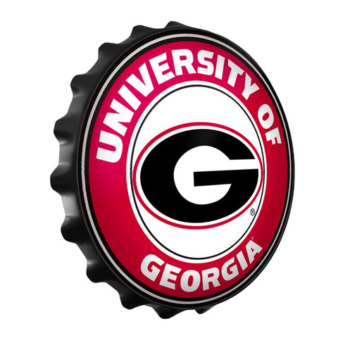 Georgia Bulldogs: Bottle Cap Wall Sign - The Fan-Brand