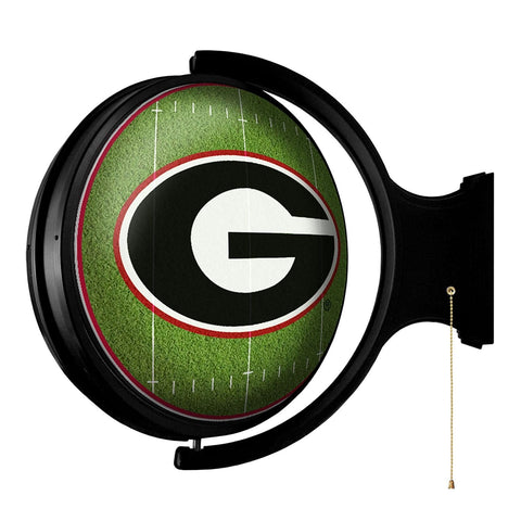Georgia Bulldogs: On the 50 - Rotating Lighted Wall Sign - The Fan-Brand