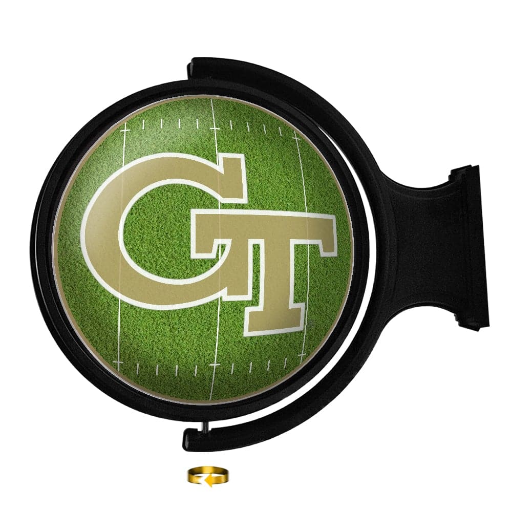 Georgia Tech Hand Sign Georgia Tech Yellow Jackets: On the 50 - Rotating Lighted Wall Sign ...