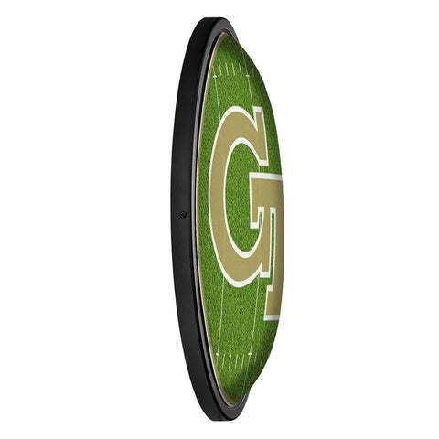 Georgia Tech Yellow Jackets: On the 50 - Slimline Lighted Wall Sign - The Fan-Brand