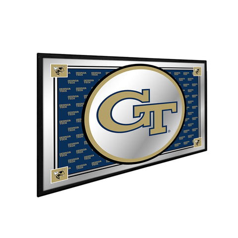 Georgia Tech Yellow Jackets: Team Spirit - Framed Mirrored Wall Sign - The Fan-Brand