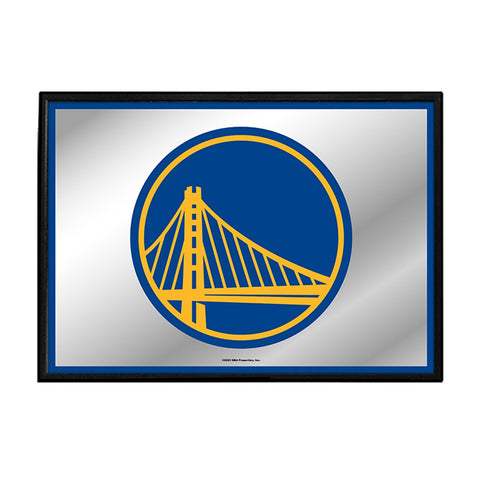 Golden State Warriors: Framed Mirrored Wall Sign - The Fan-Brand
