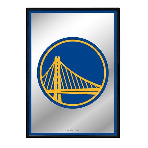 Golden State Warriors: Framed Mirrored Wall Sign - The Fan-Brand