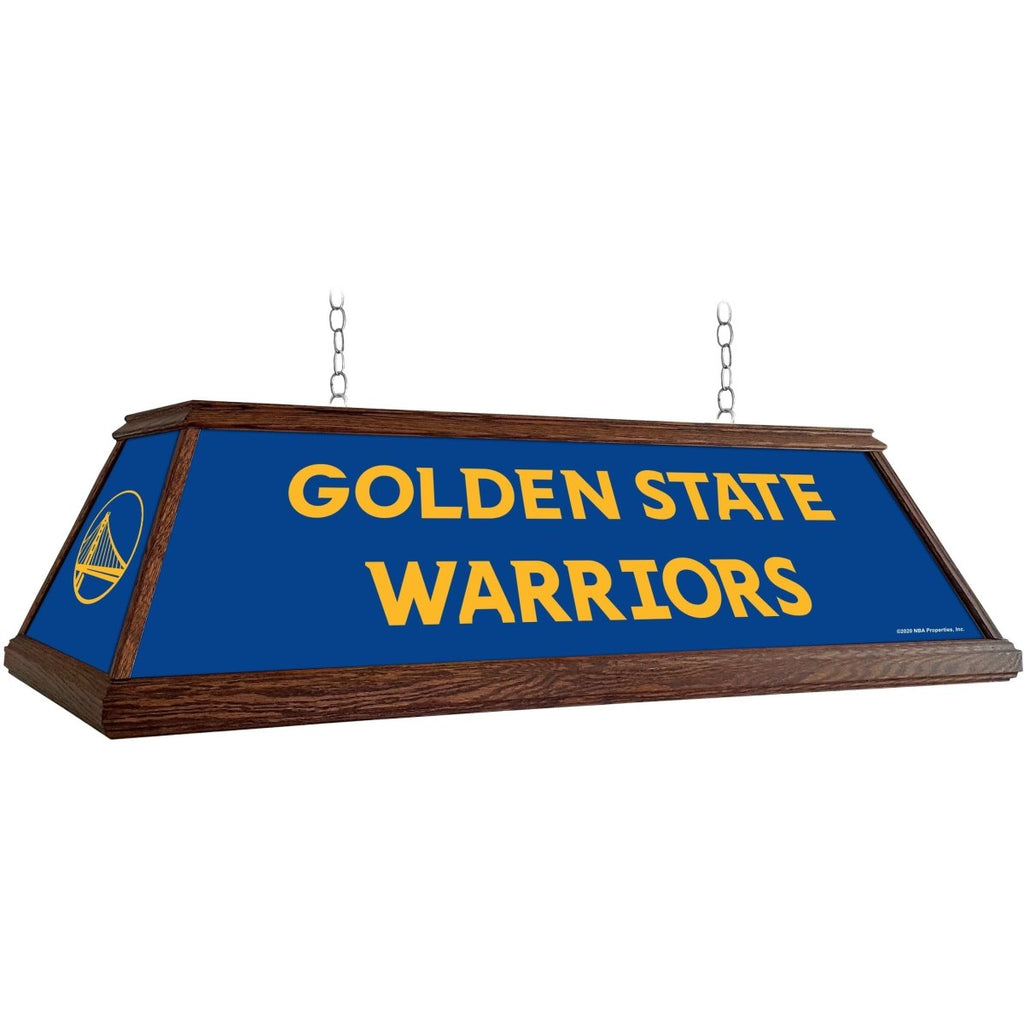 Golden State Warriors: Premium Wood Pool Table Light - The Fan-Brand