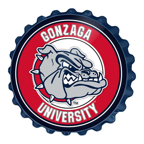 Gonzaga Bulldogs: Bottle Cap Wall Sign - The Fan-Brand