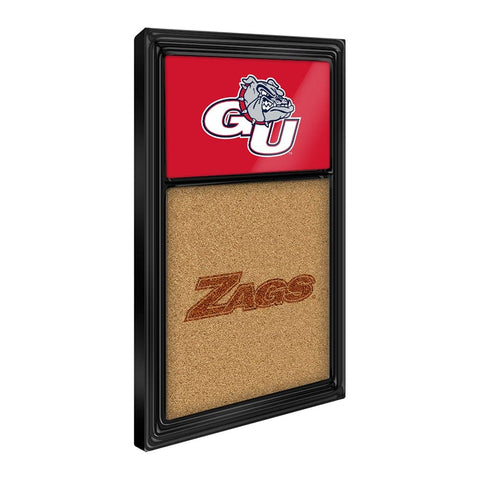 Gonzaga Bulldogs: GU, Dual Logo - Cork Note Board - The Fan-Brand