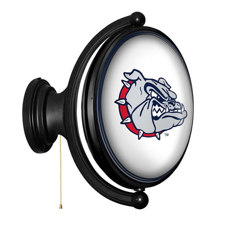 Gonzaga Bulldogs: Original Oval Rotating Lighted Wall Sign - The Fan-Brand