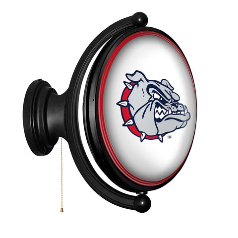 Gonzaga Bulldogs: Original Oval Rotating Lighted Wall Sign - The Fan-Brand