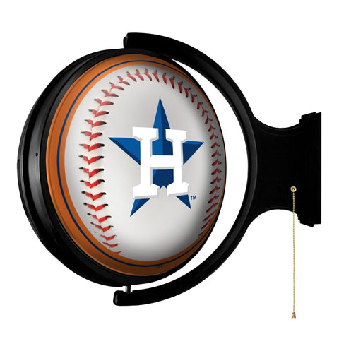 Houston Astros: Baseball - Original Round Rotating Lighted Wall Sign - The Fan-Brand