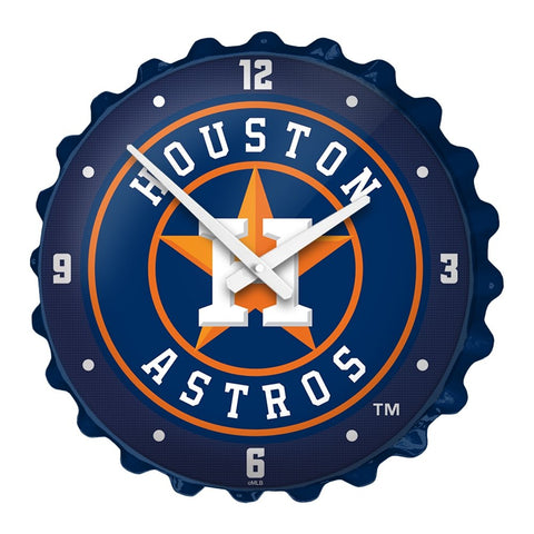 Houston Astros: Bottle Cap Wall Clock - The Fan-Brand