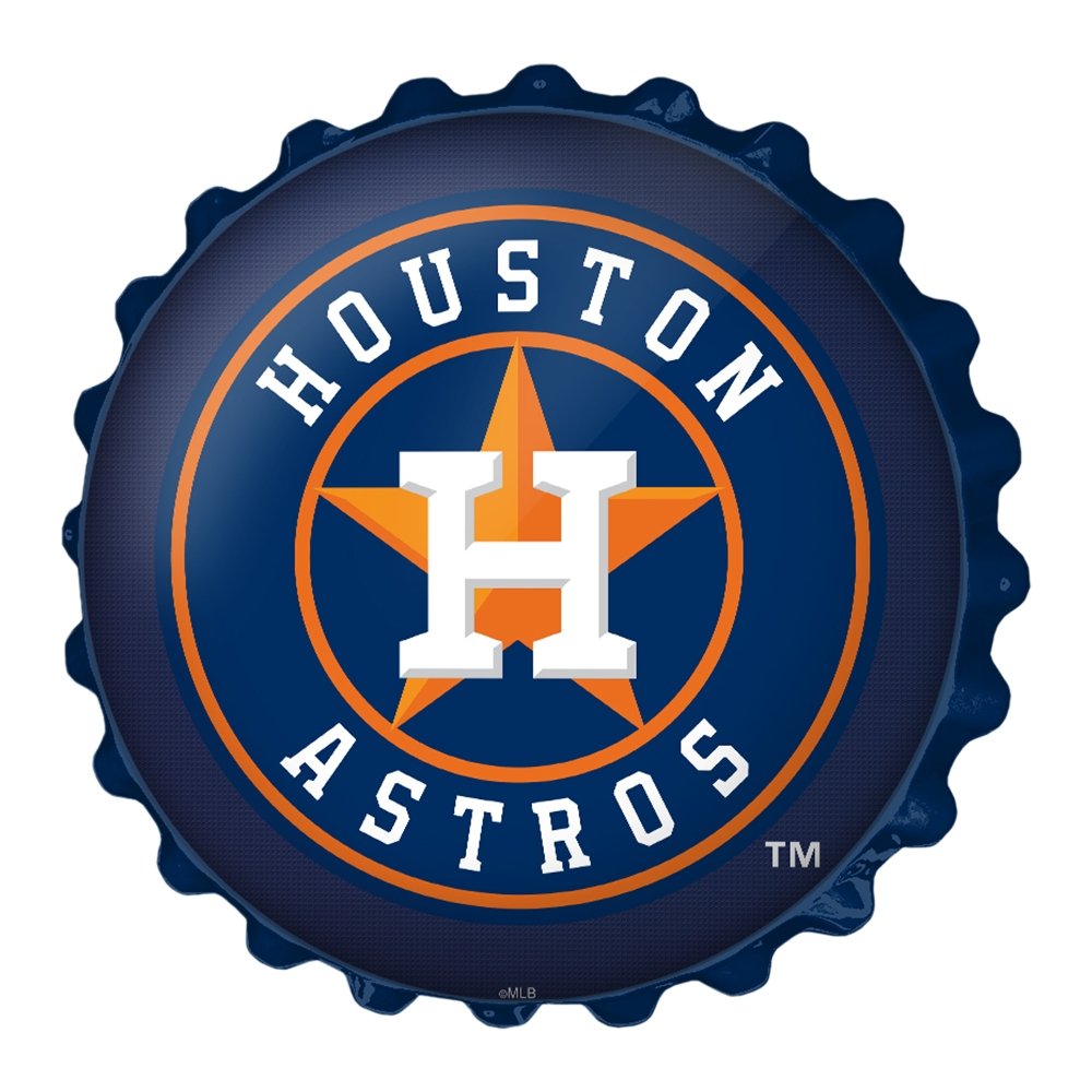 Houston Astros: Bottle Cap Wall Sign - The Fan-Brand