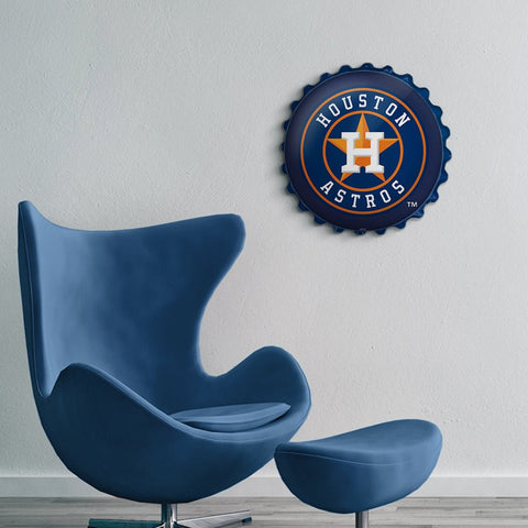 Houston Astros: Bottle Cap Wall Sign - The Fan-Brand