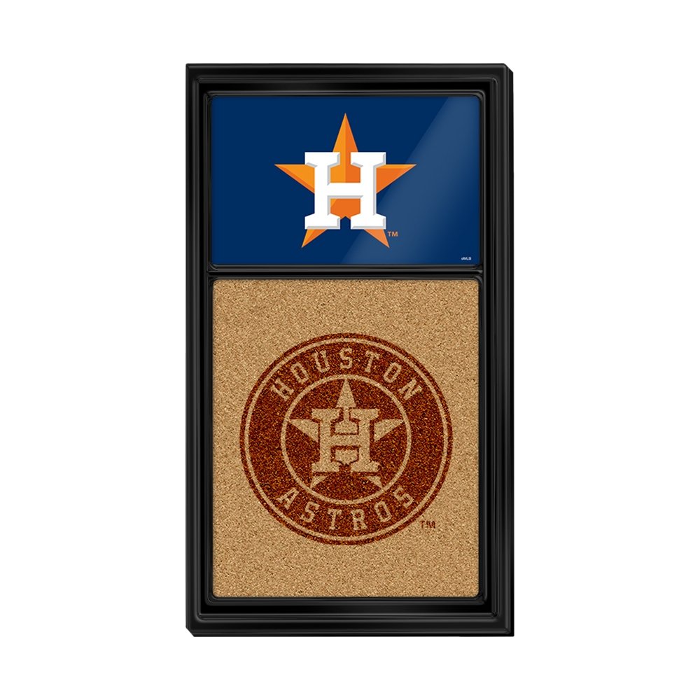 Houston Astros: Dual Logo - Cork Note Board - The Fan-Brand