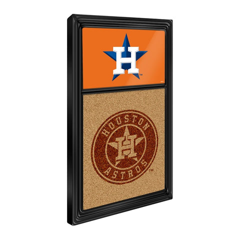 Houston Astros: Dual Logo - Cork Note Board - The Fan-Brand