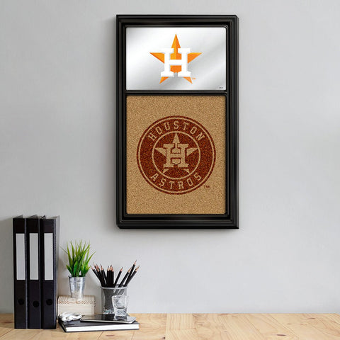 Houston Astros: Dual Logo - Mirrored Dry Erase Note Board - The Fan-Brand