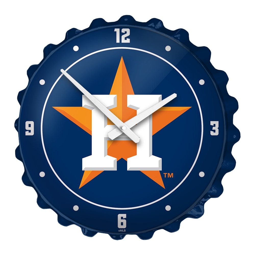 Houston Astros: Logo - Bottle Cap Wall Clock - The Fan-Brand