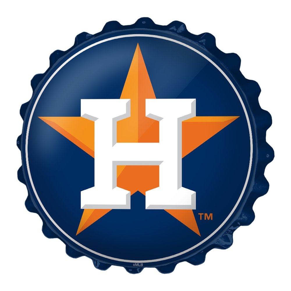 Houston Astros: Logo - Bottle Cap Wall Sign - The Fan-Brand