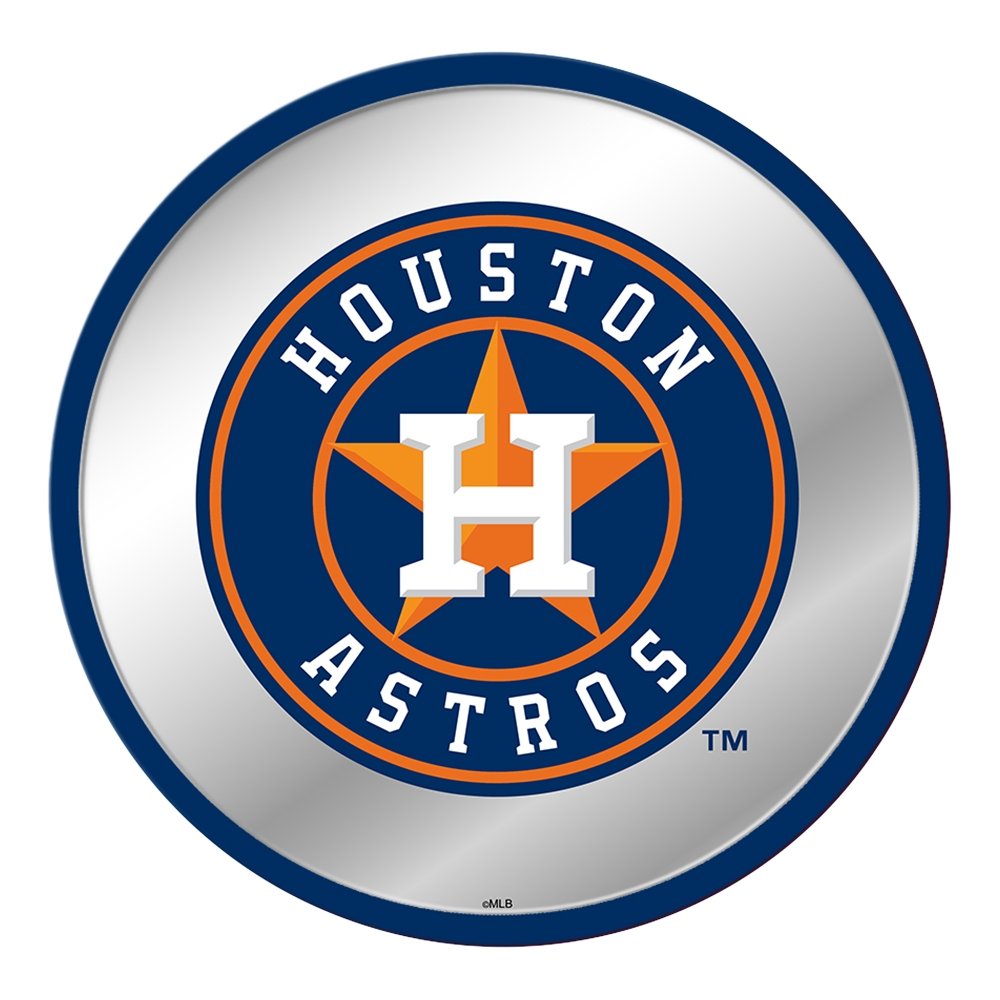Houston Astros: Modern Disc Mirrored Wall Sign - The Fan-Brand