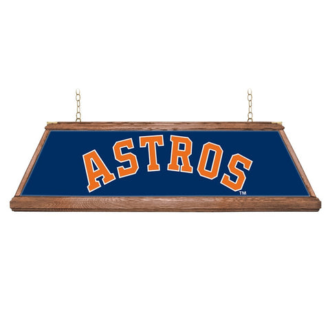 Houston Astros: Premium Wood Pool Table Light - The Fan-Brand