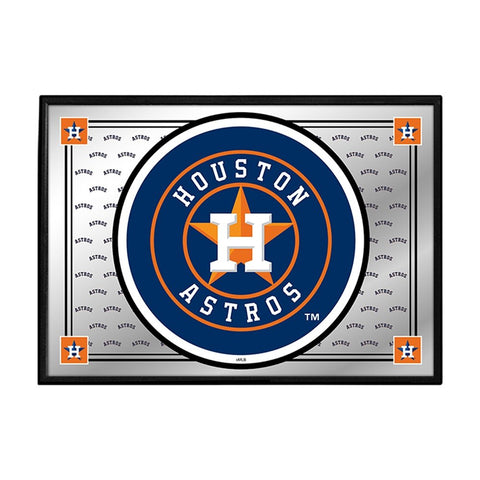 Houston Astros: Team Spirit - Framed Mirrored Wall Sign - The Fan-Brand