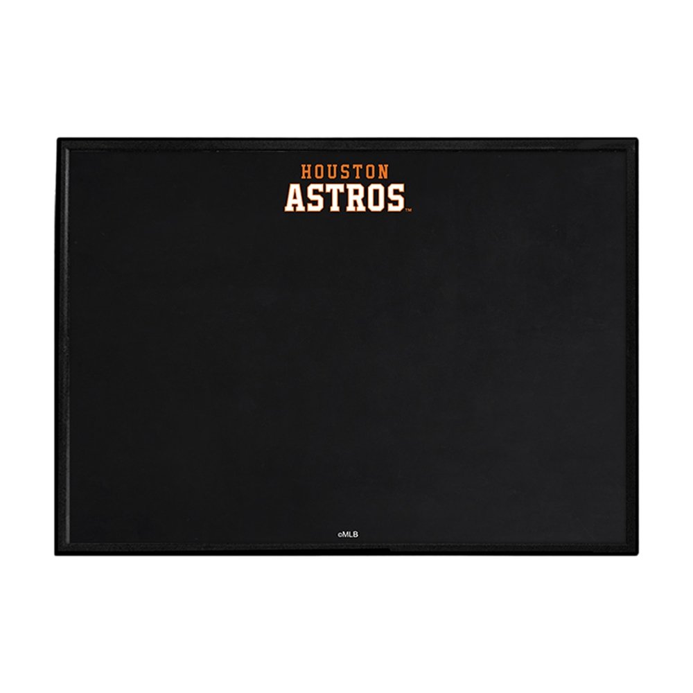 Houston Astros: Wordmark - Framed Chalkboard - The Fan-Brand
