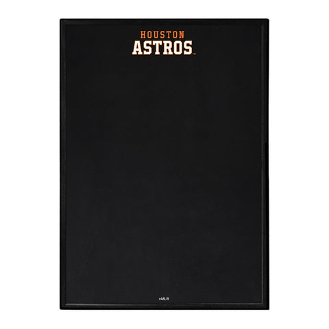 Houston Astros: Wordmark - Framed Chalkboard - The Fan-Brand
