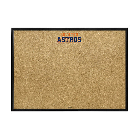Houston Astros: Wordmark - Framed Corkboard - The Fan-Brand