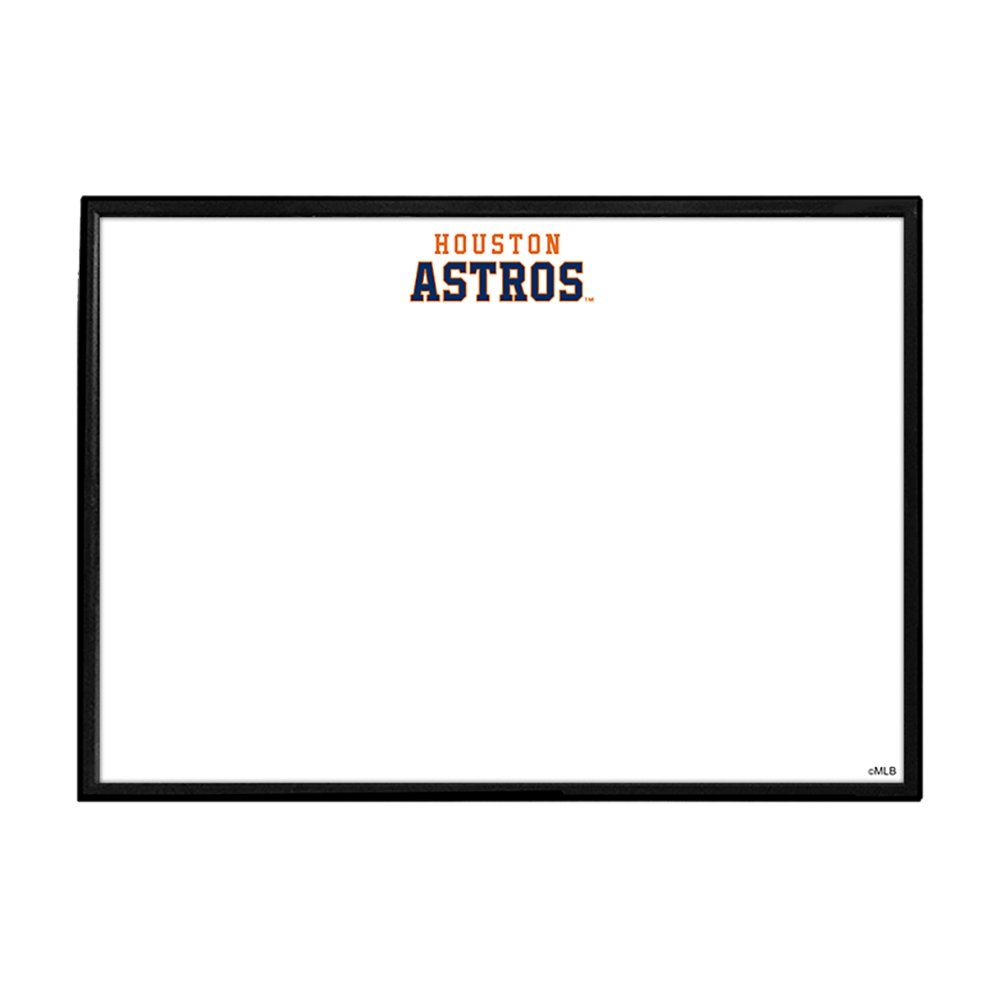 Houston Astros: Wordmark - Framed Dry Erase Wall Sign - The Fan-Brand