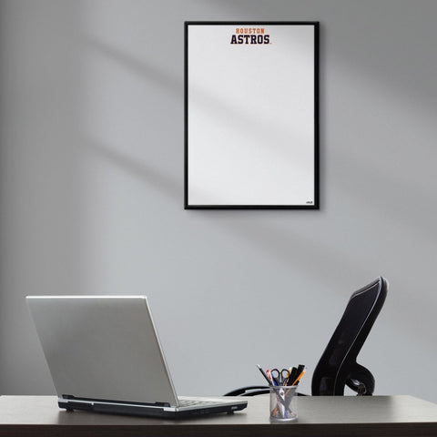 Houston Astros: Wordmark - Framed Dry Erase Wall Sign - The Fan-Brand