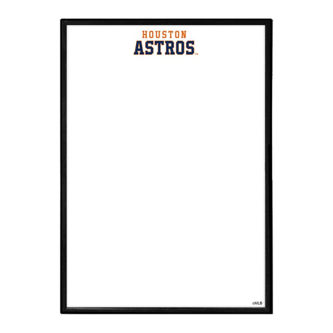 Houston Astros: Wordmark - Framed Dry Erase Wall Sign - The Fan-Brand