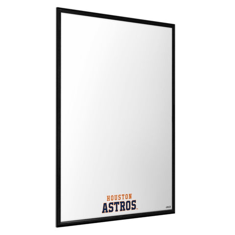 Houston Astros: Wordmark - Framed Dry Erase Wall Sign - The Fan-Brand